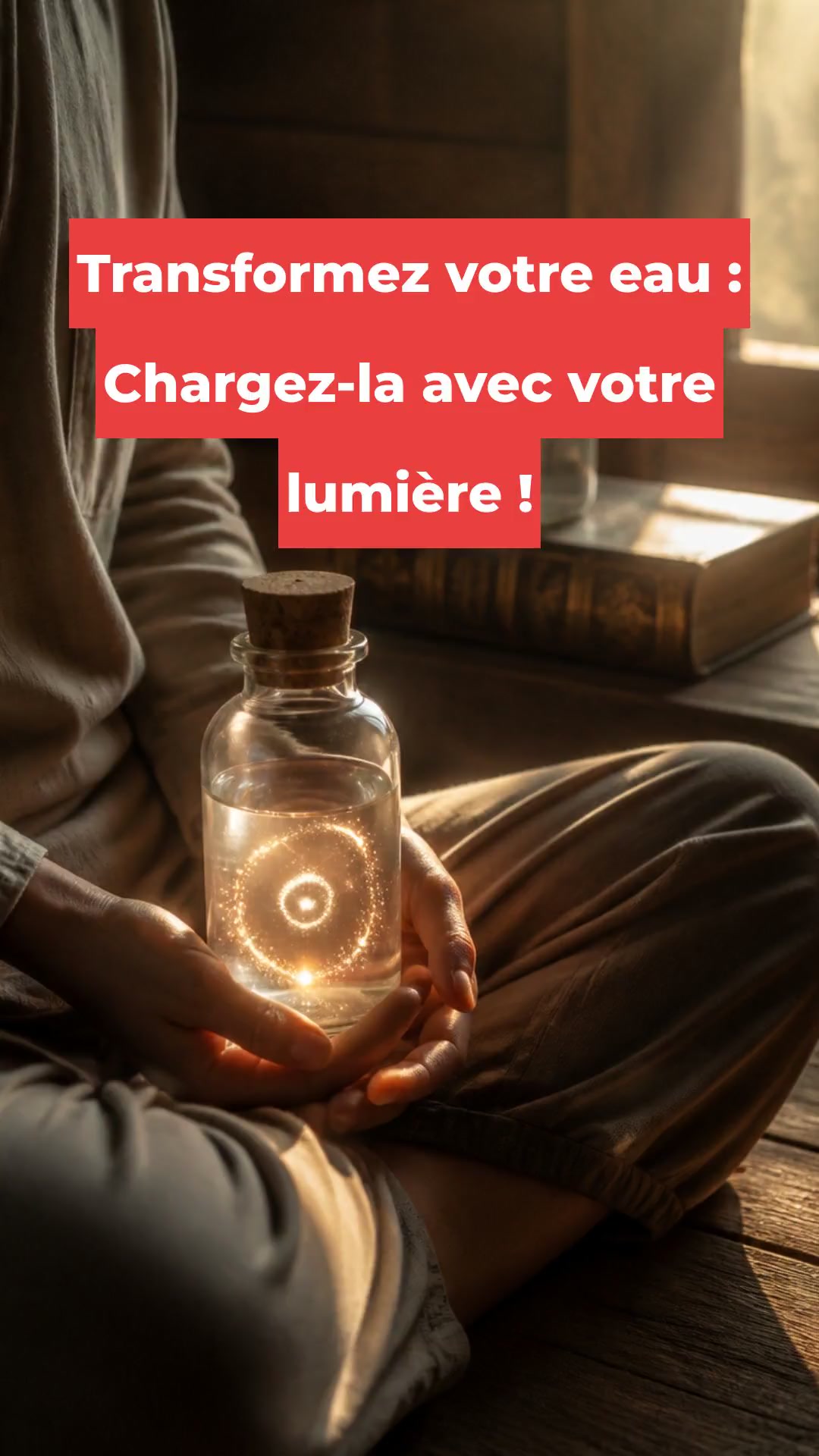 Transformez votre eau : Chargez-la avec votre lumière !