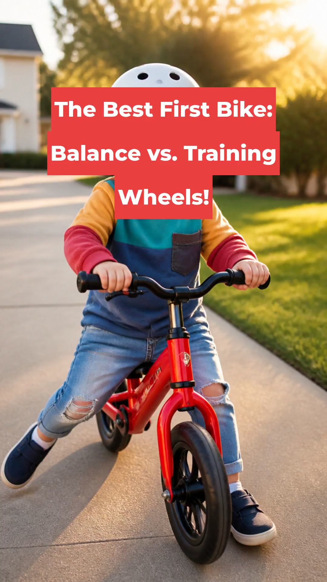 The Best First Bike: Balance vs. Training Wheels!