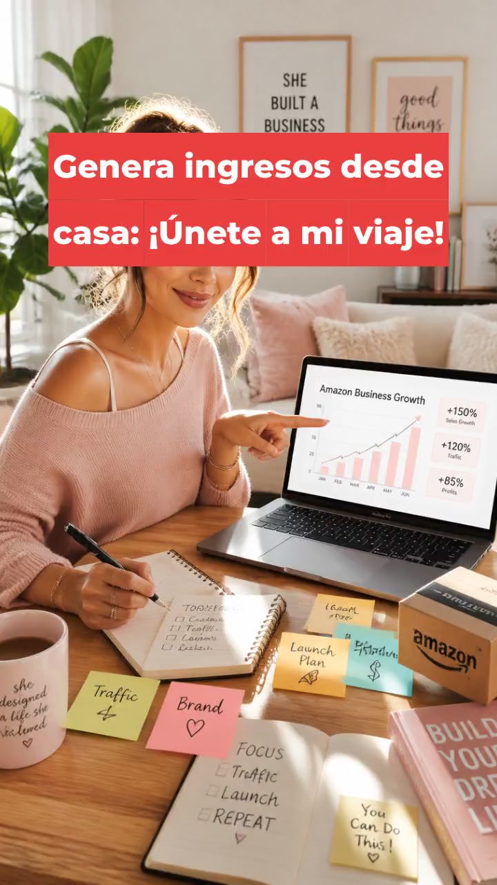 Genera ingresos desde casa: ¡Únete a mi viaje!