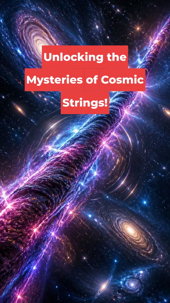 Unlocking the Mysteries of Cosmic Strings!