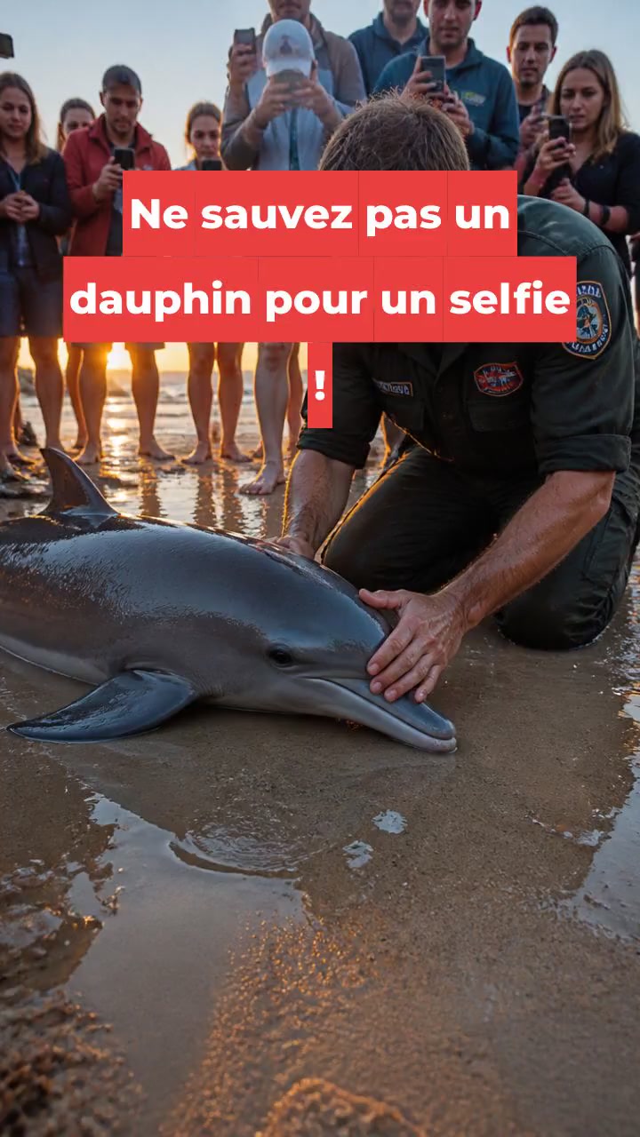 Ne sauvez pas un dauphin pour un selfie !