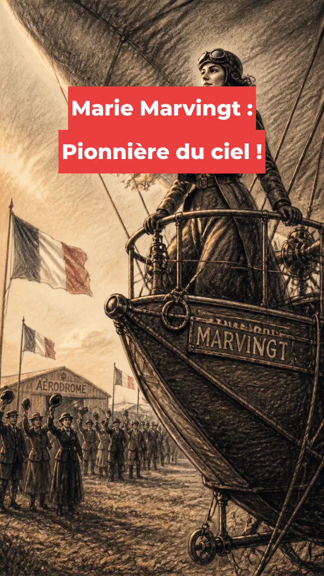 Marie Marvingt : Pionnière du ciel !