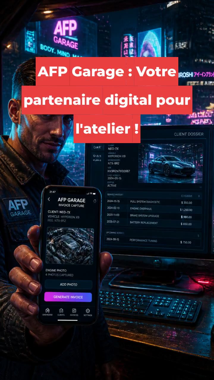 AFP Garage : Votre partenaire digital pour l'atelier !