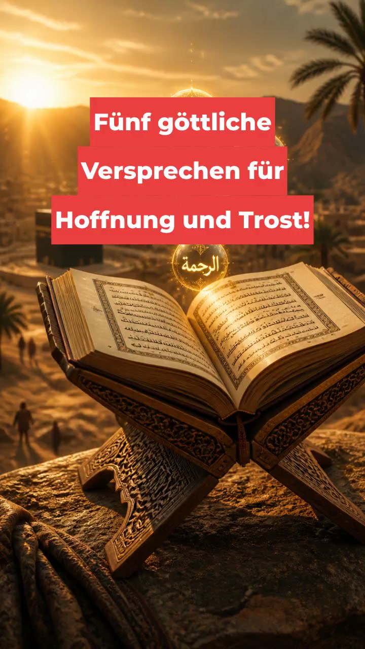 Fünf göttliche Versprechen für Hoffnung und Trost!