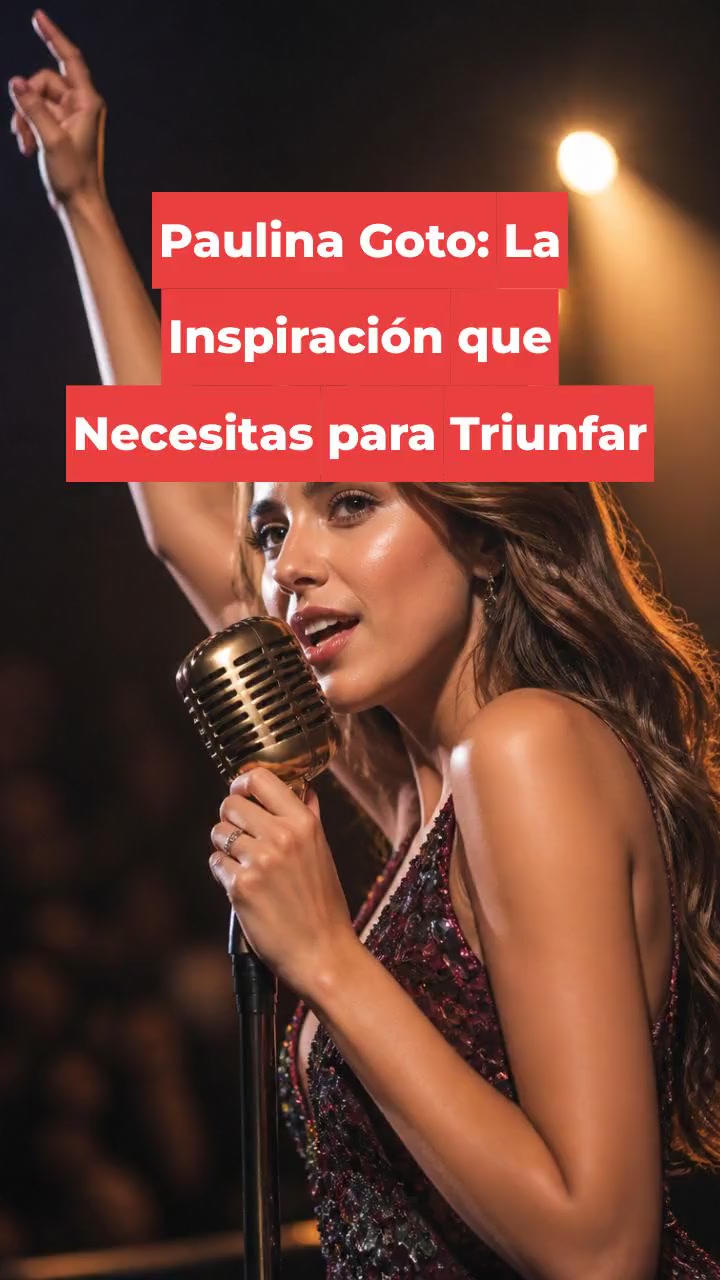 Paulina Goto: La Inspiración que Necesitas para Triunfar