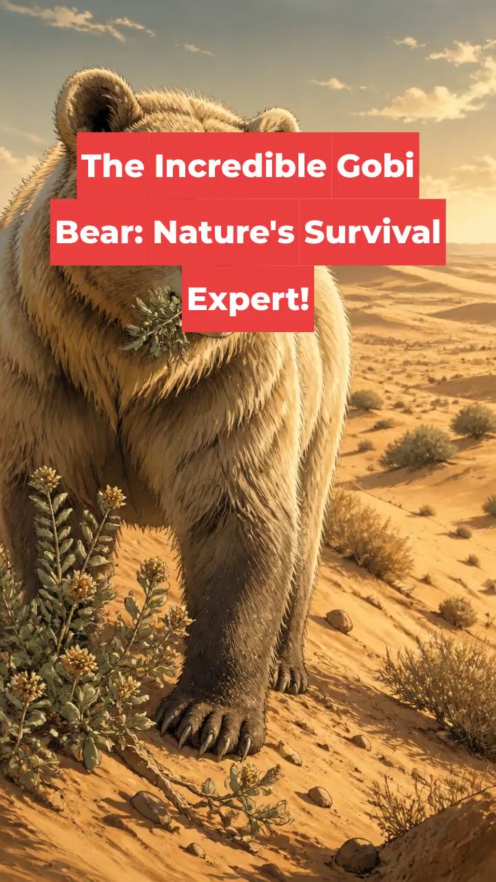 The Incredible Gobi Bear: Nature's Survival Expert!