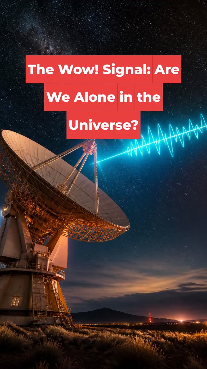 The Wow! Signal: Are We Alone in the Universe?