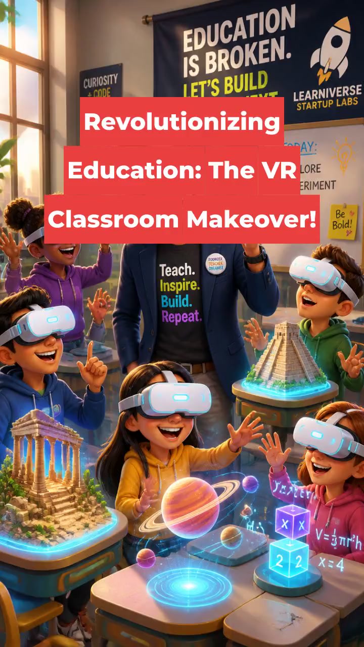 Revolutionizing Education: The VR Classroom Makeover!