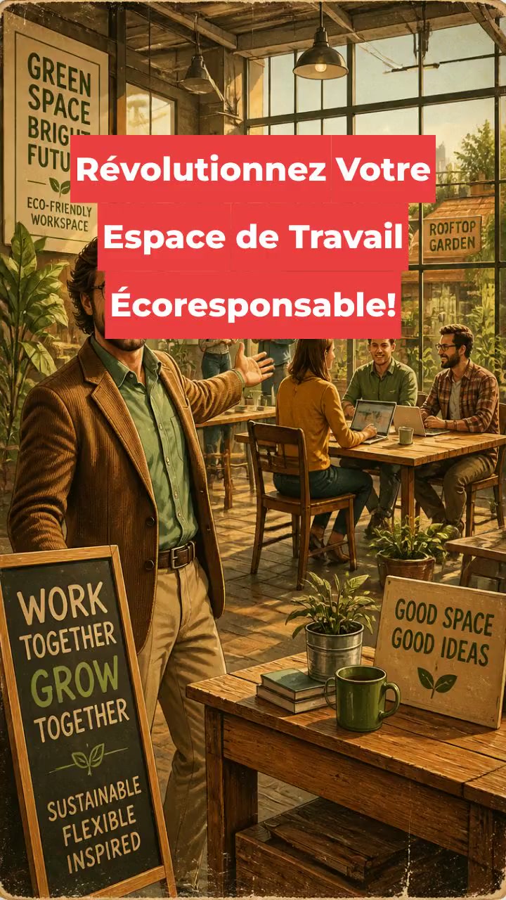 Révolutionnez Votre Espace de Travail Écoresponsable!