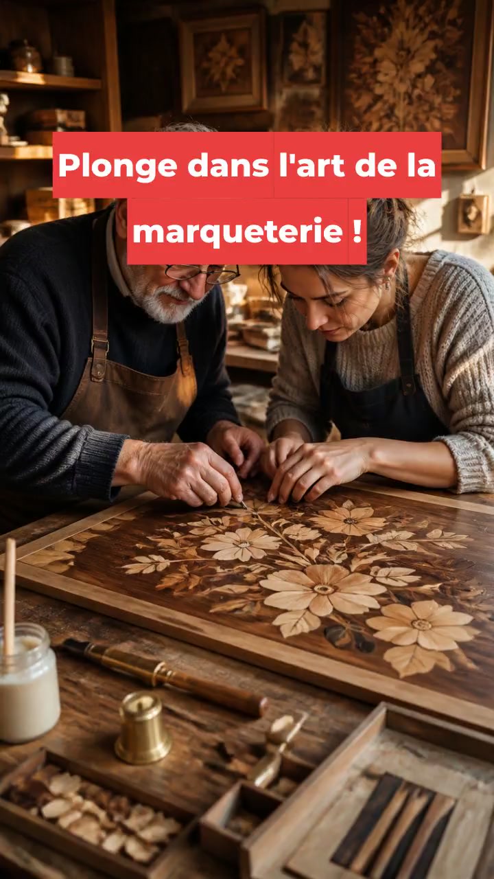 Plonge dans l'art de la marqueterie !