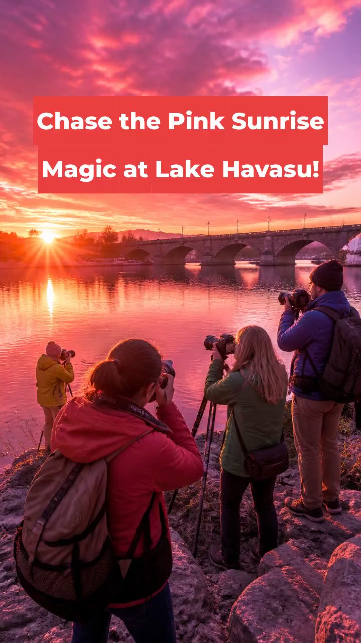 Chase the Pink Sunrise Magic at Lake Havasu!