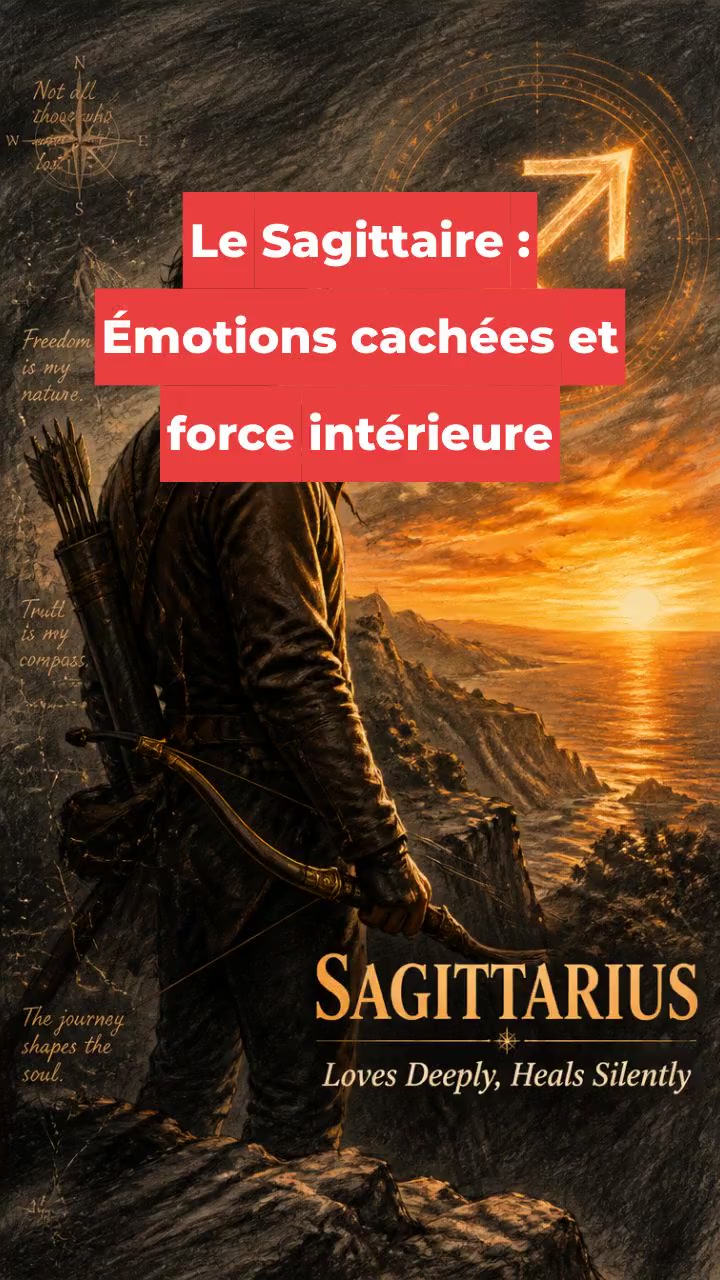 Le Sagittaire : Émotions cachées et force intérieure
