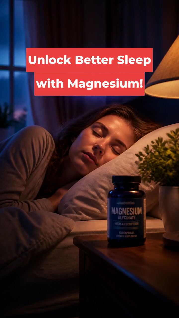 Unlock Better Sleep with Magnesium!
