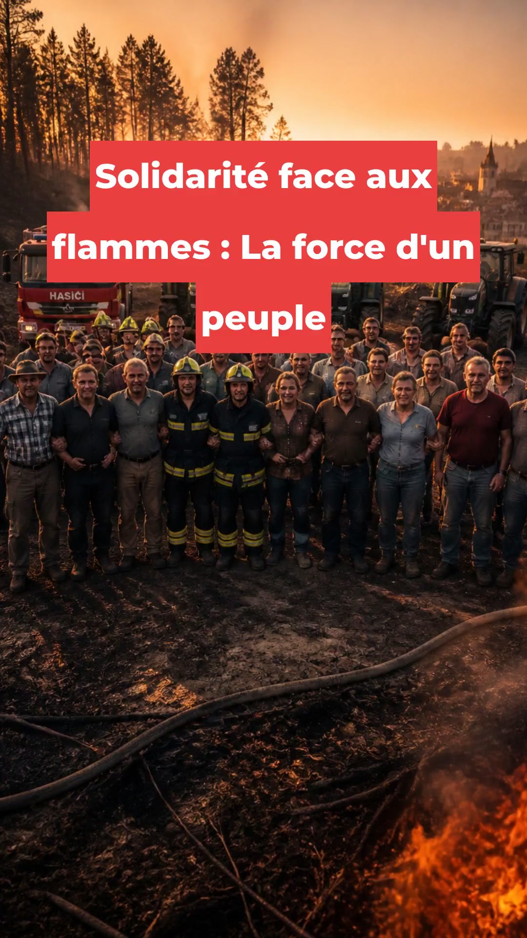 Solidarité face aux flammes : La force d'un peuple