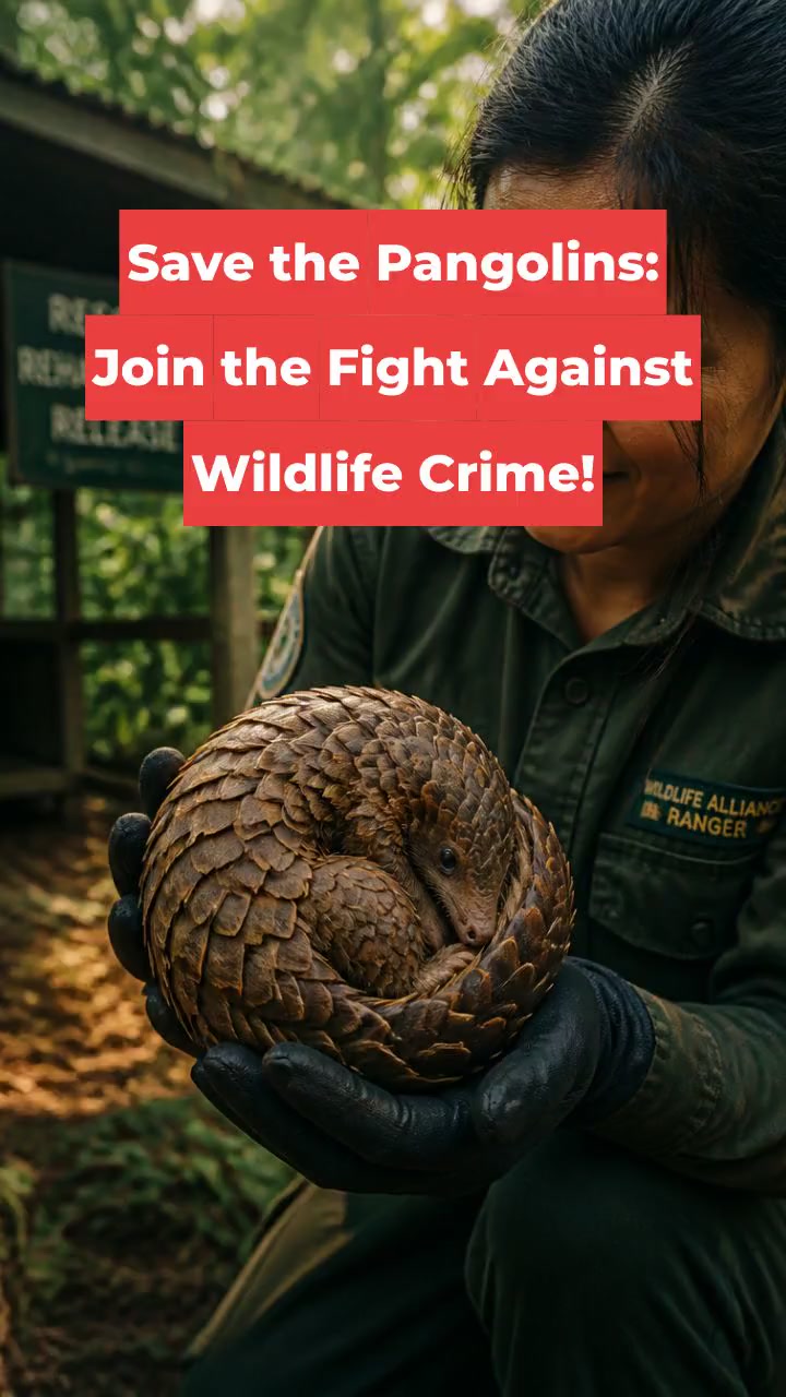 Save the Pangolins: Join the Fight Against Wildlife Crime!