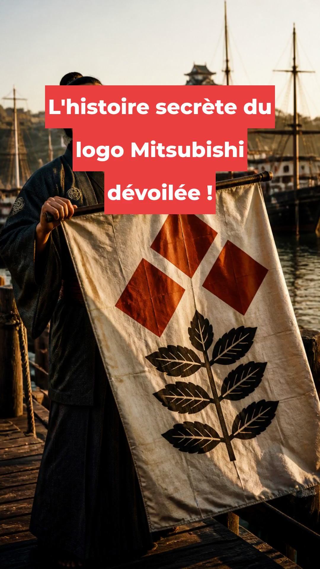 L'histoire secrète du logo Mitsubishi dévoilée !
