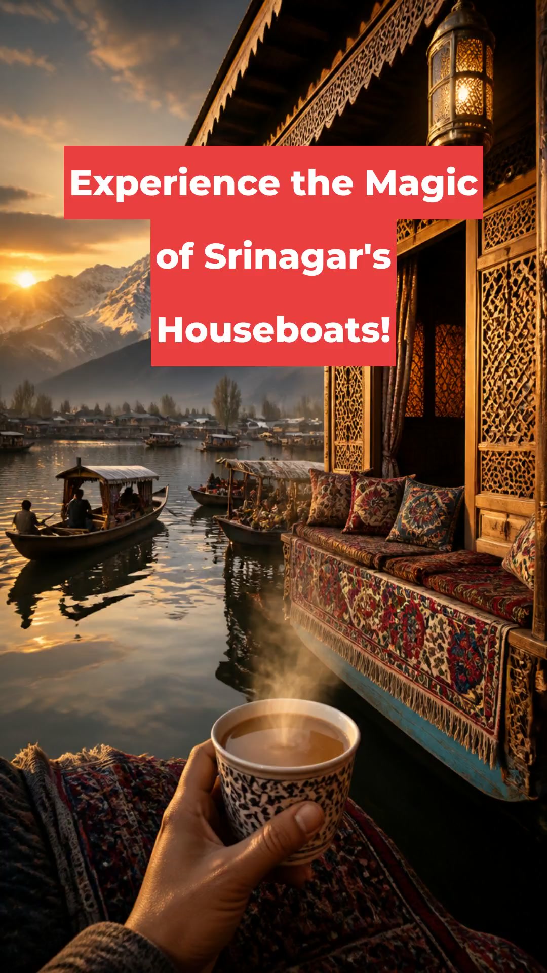 Experience the Magic of Srinagar's Houseboats!