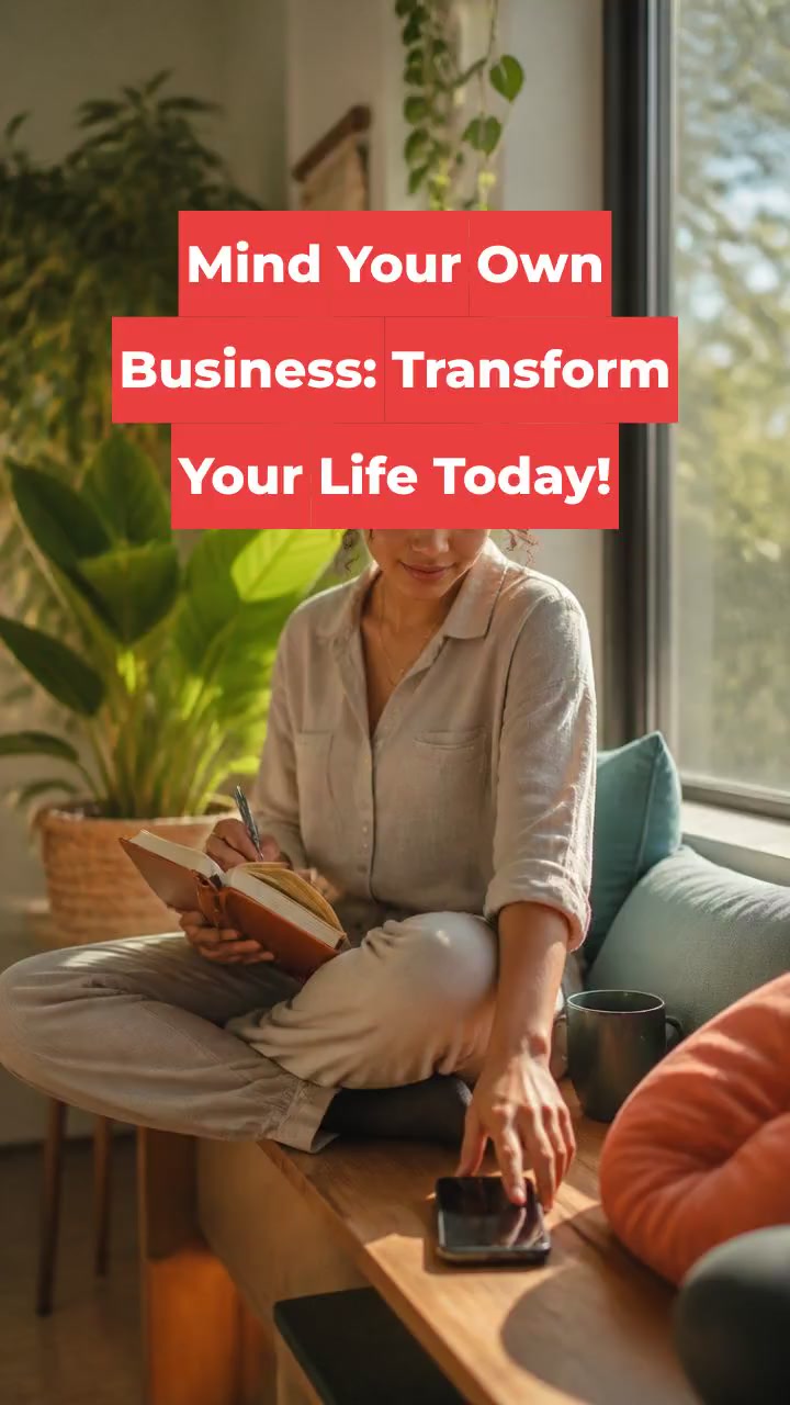 Mind Your Own Business: Transform Your Life Today!