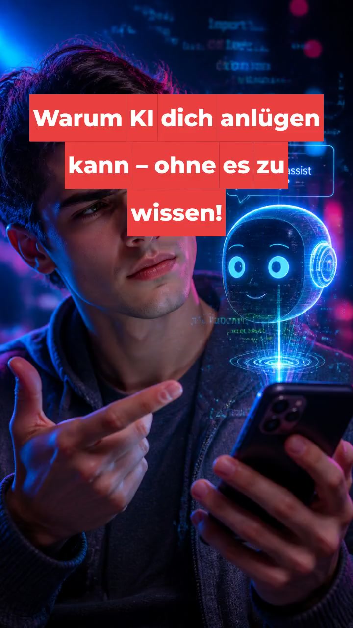 Warum KI dich anlügen kann – ohne es zu wissen!
