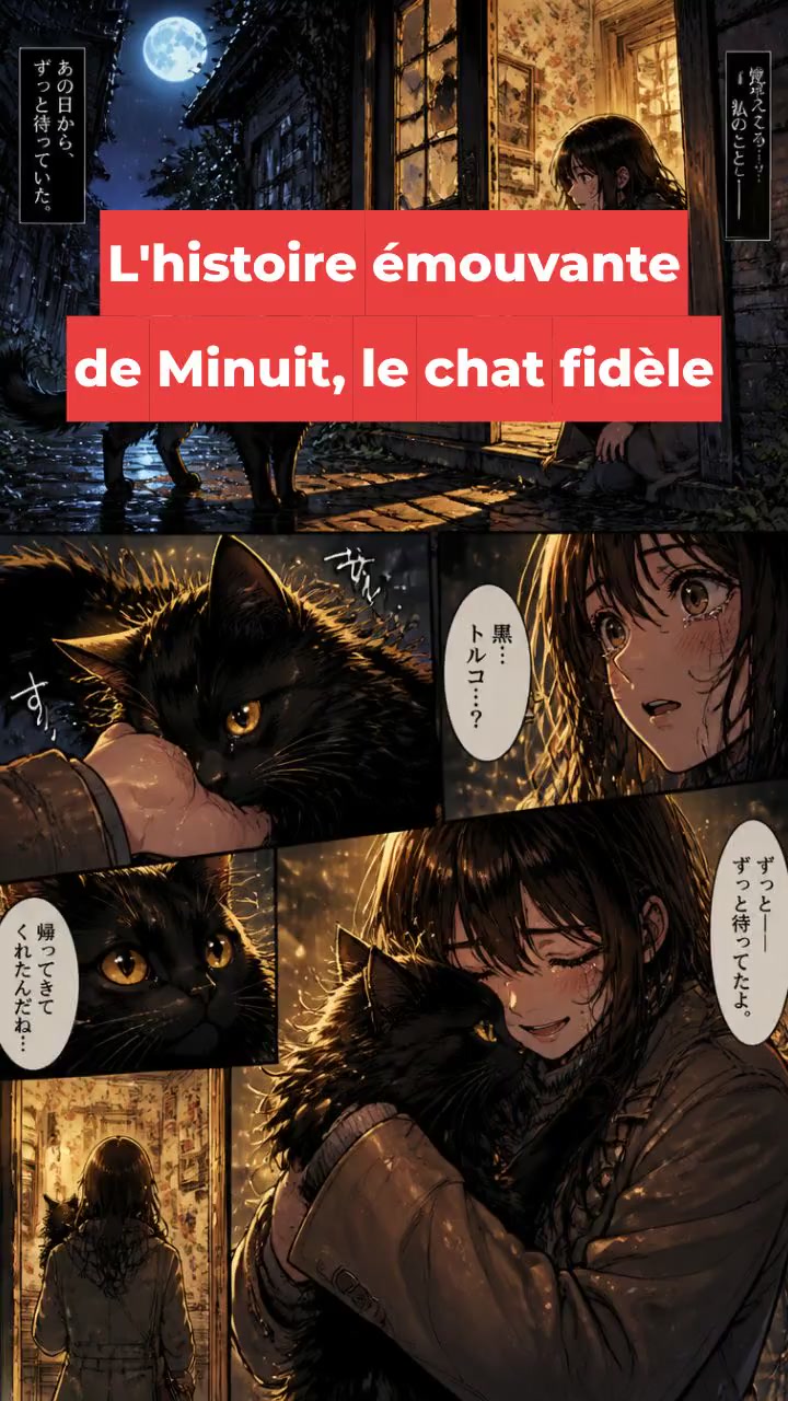 L'histoire émouvante de Minuit, le chat fidèle