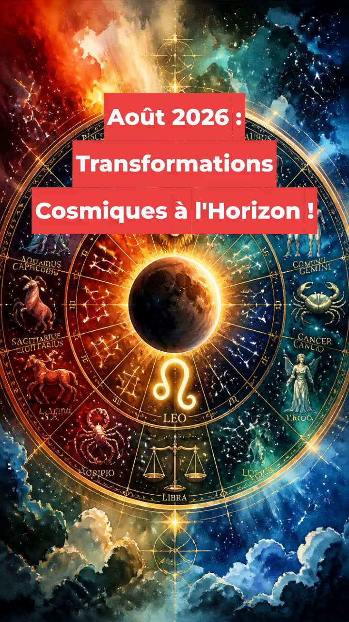 Août 2026 : Transformations Cosmiques à l'Horizon !
