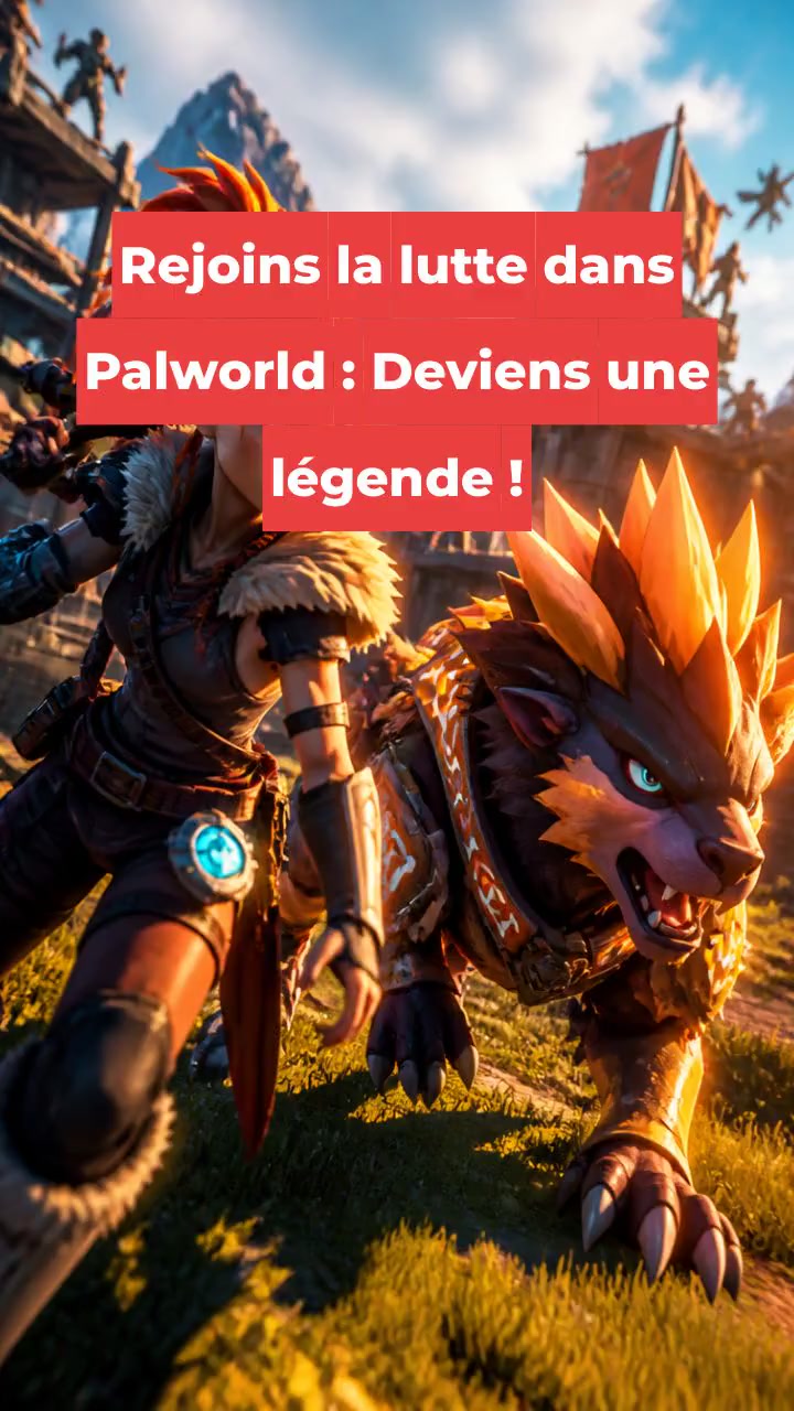 Rejoins la lutte dans Palworld : Deviens une légende !