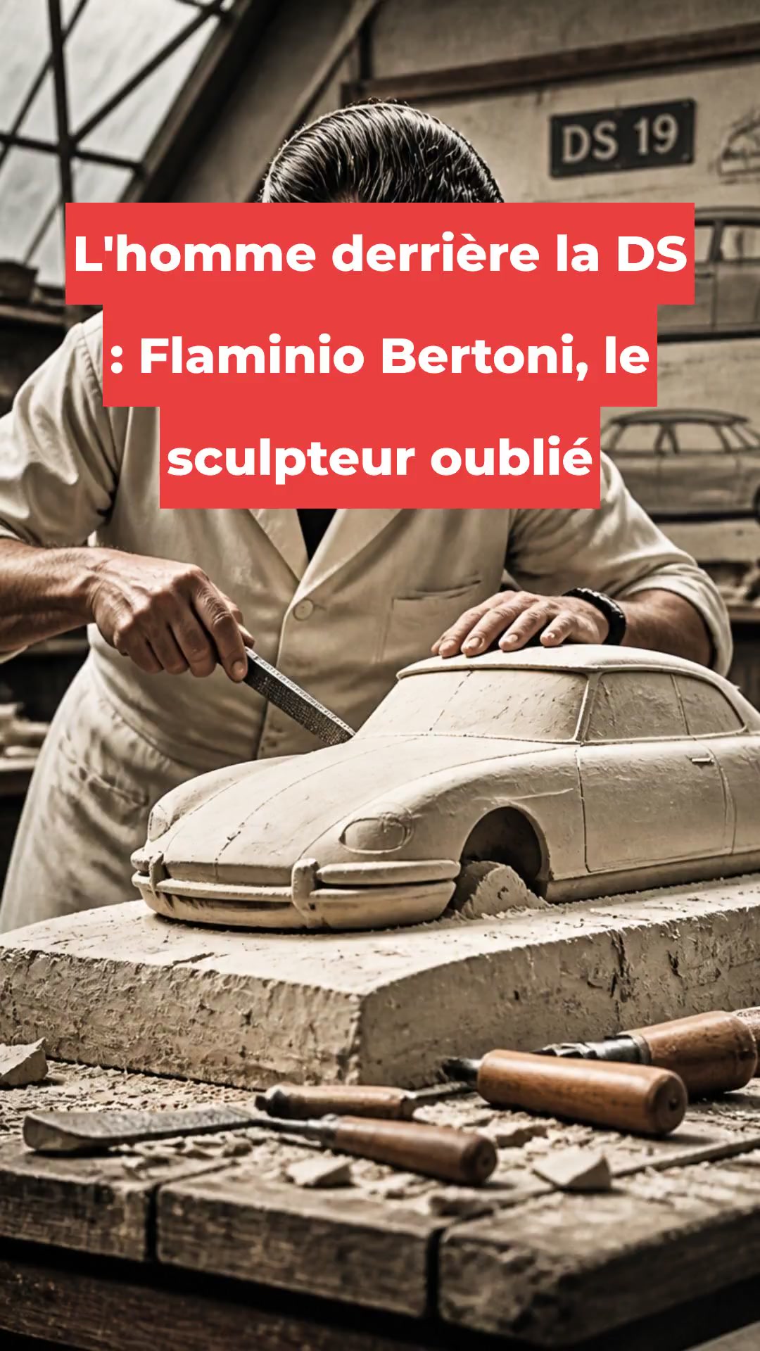 L'homme derrière la DS : Flaminio Bertoni, le sculpteur oublié