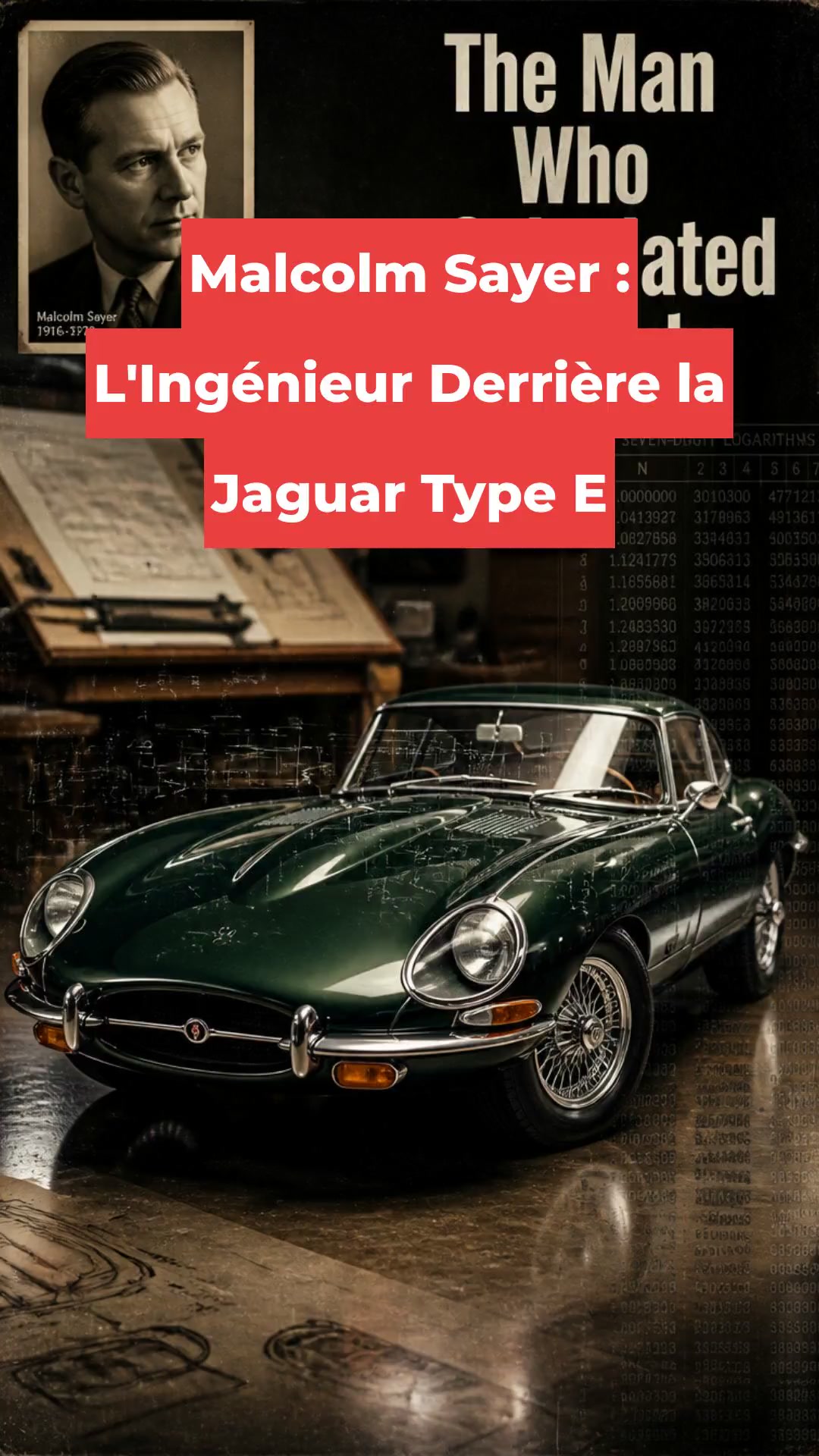 Malcolm Sayer : L'Ingénieur Derrière la Jaguar Type E