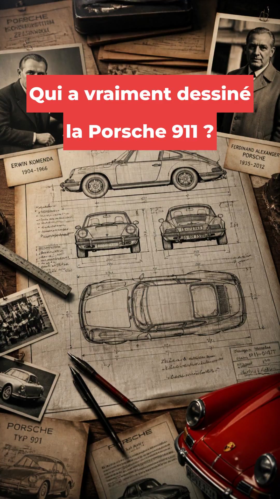 Qui a vraiment dessiné la Porsche 911 ?