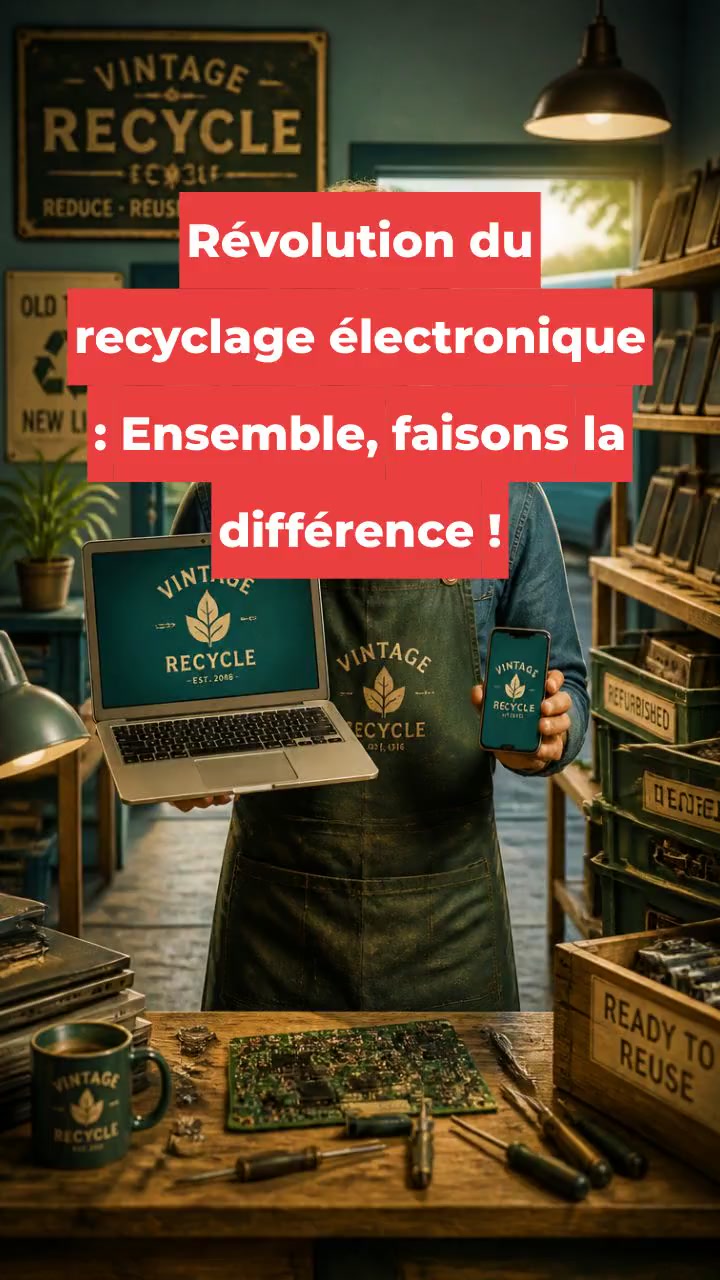 Révolution du recyclage électronique : Ensemble, faisons la différence !
