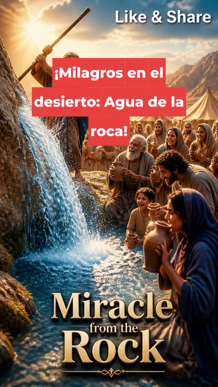 ¡Milagros en el desierto: Agua de la roca!