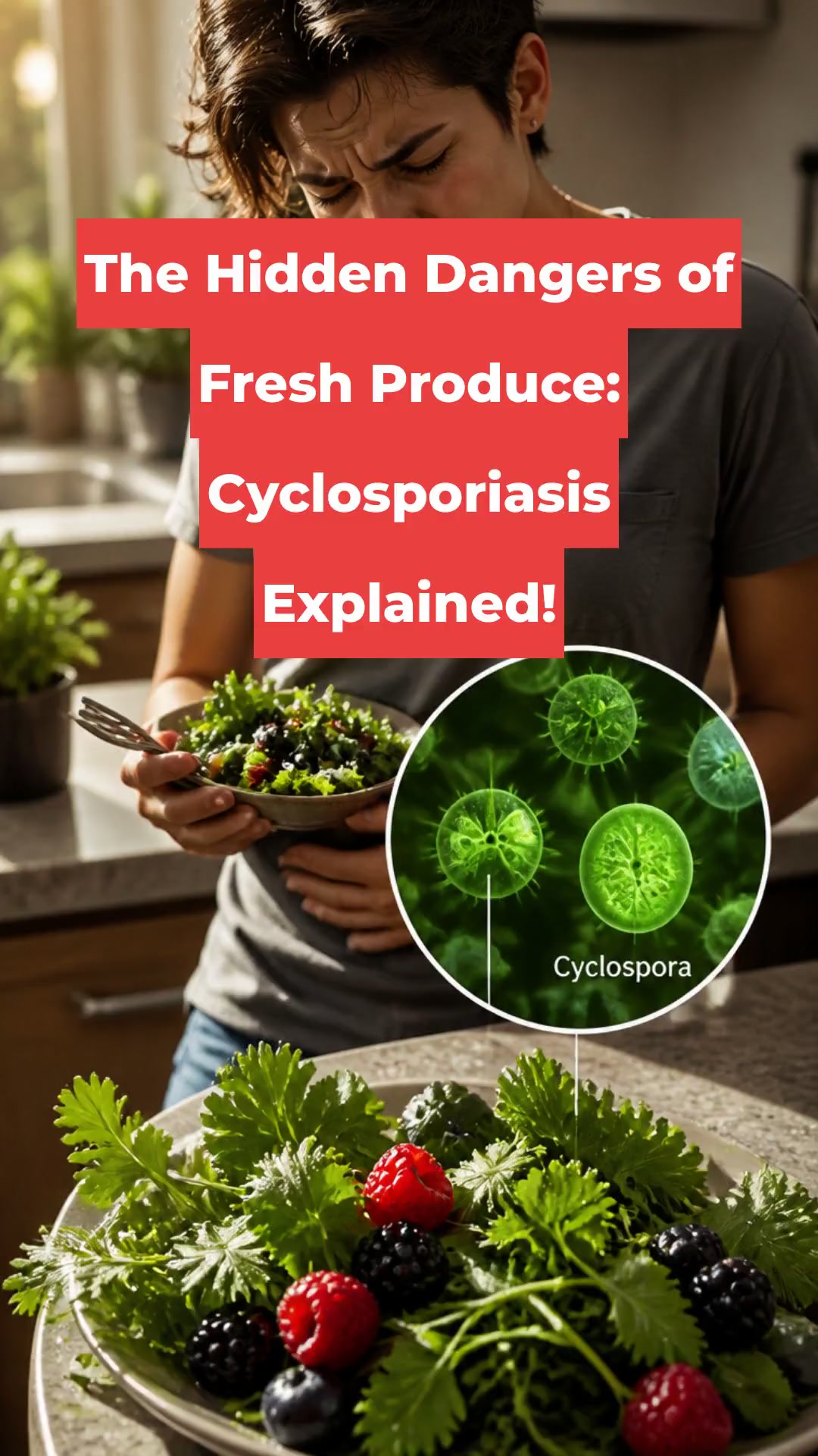 The Hidden Dangers of Fresh Produce: Cyclosporiasis Explained!