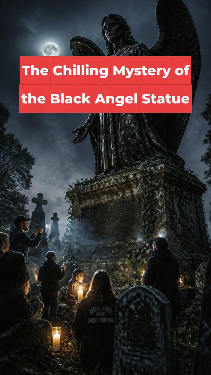 The Chilling Mystery of the Black Angel Statue
