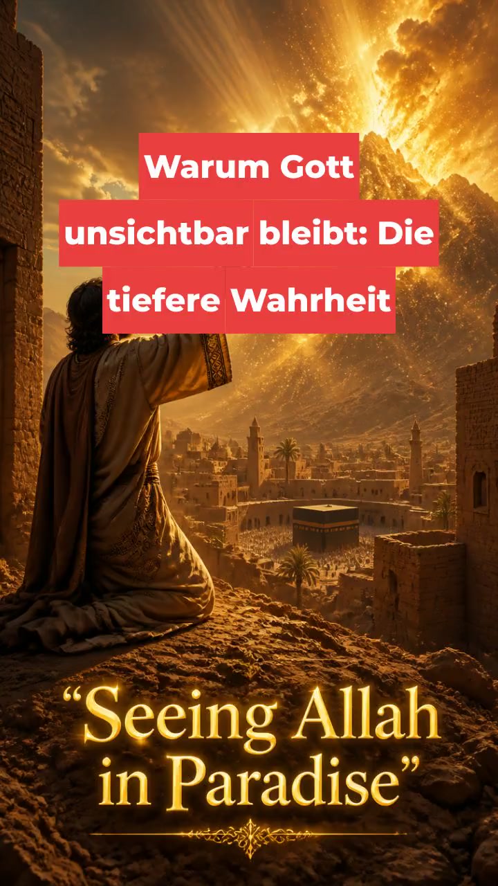 Warum Gott unsichtbar bleibt: Die tiefere Wahrheit