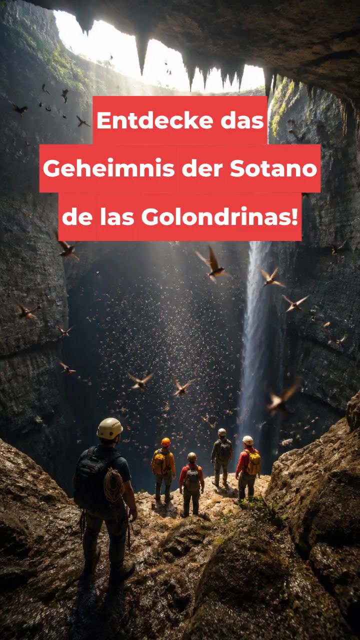 Entdecke das Geheimnis der Sotano de las Golondrinas!
