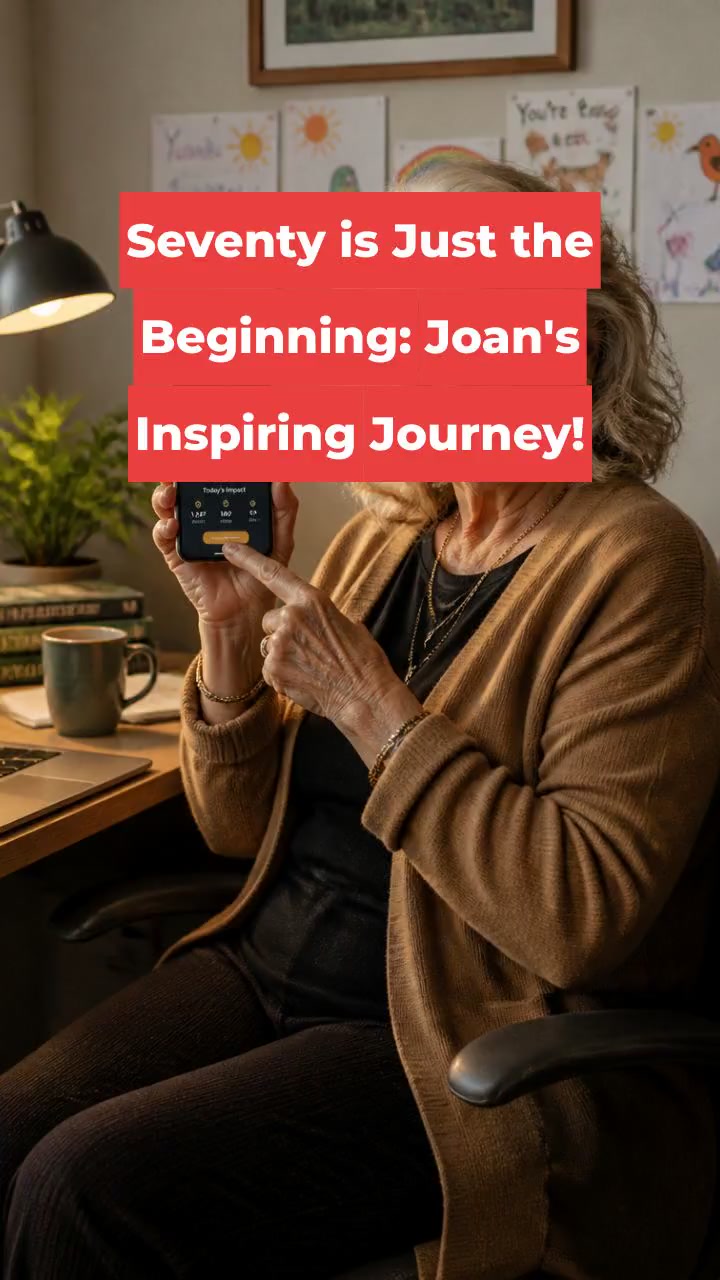 Seventy is Just the Beginning: Joan's Inspiring Journey!