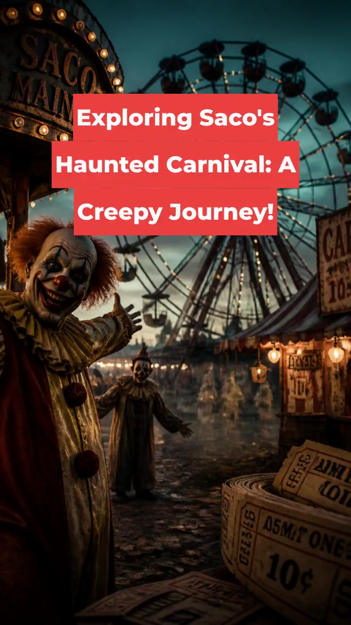 Exploring Saco's Haunted Carnival: A Creepy Journey!