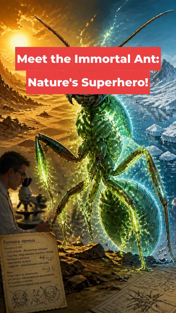 Meet the Immortal Ant: Nature's Superhero!