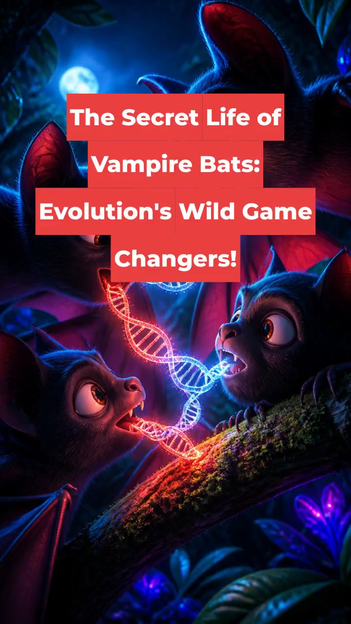 The Secret Life of Vampire Bats: Evolution's Wild Game Changers!