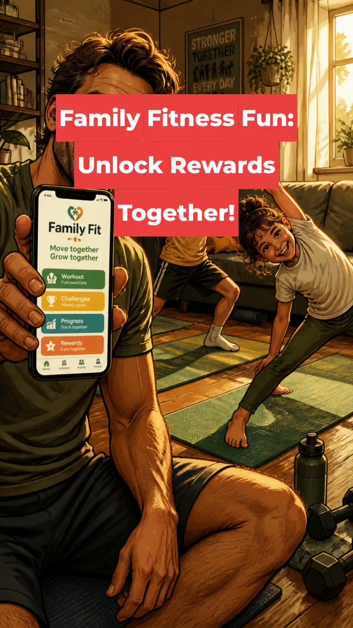 Family Fitness Fun: Unlock Rewards Together!