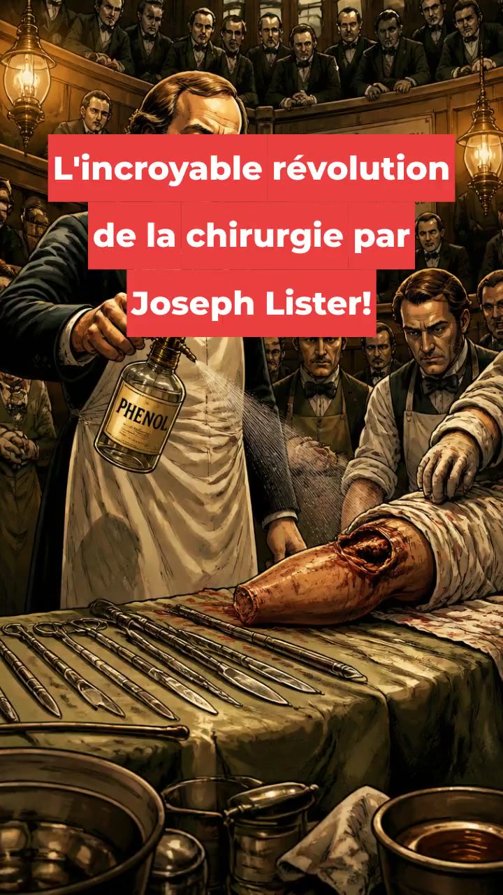 L'incroyable révolution de la chirurgie par Joseph Lister!