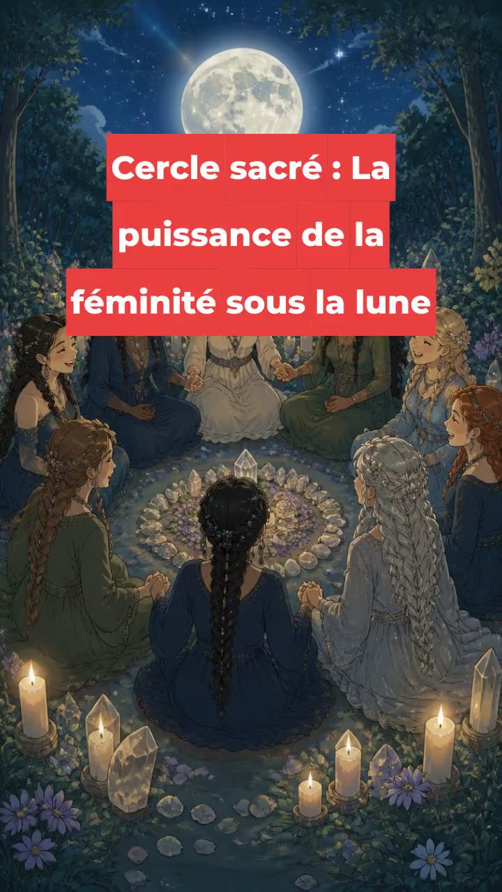 Cercle sacré : La puissance de la féminité sous la lune