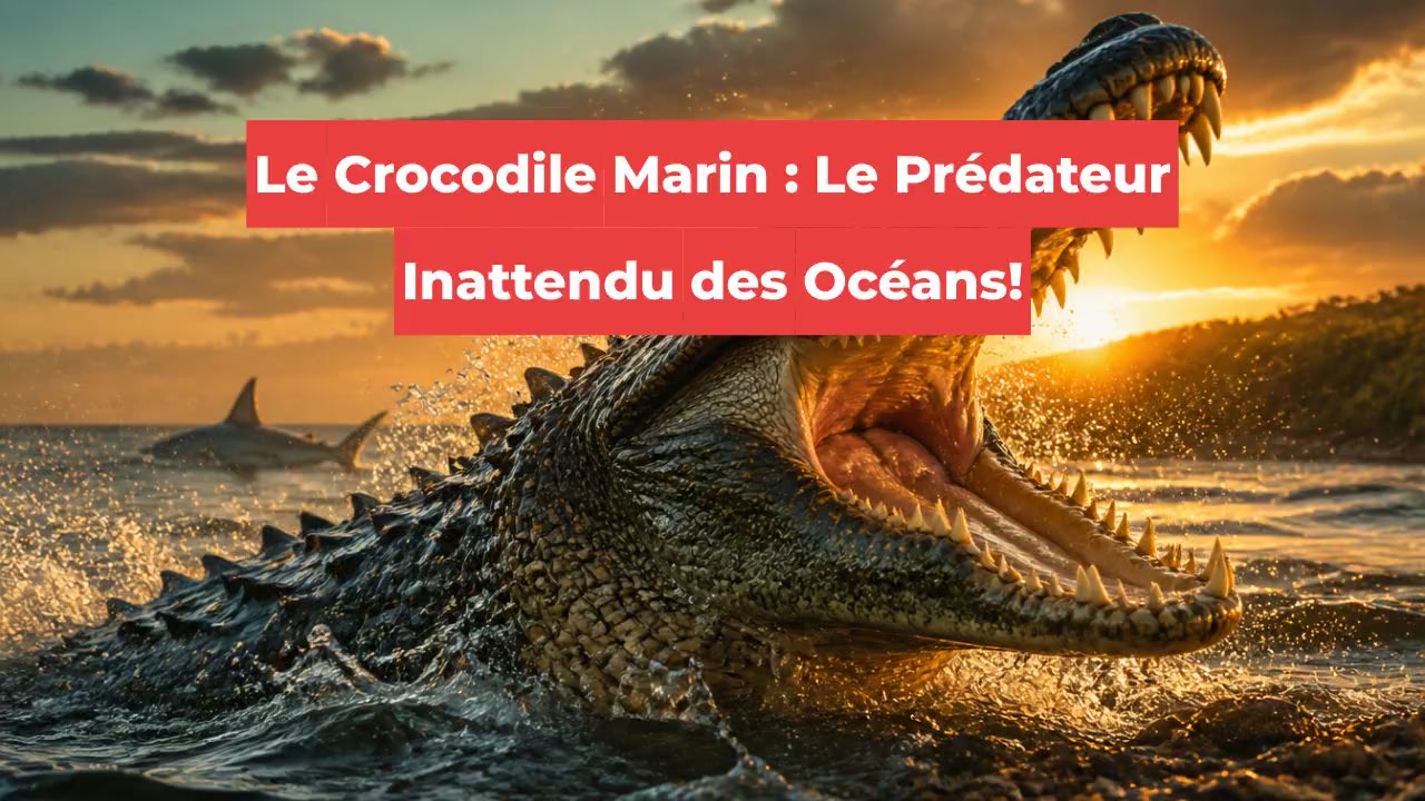 Le Crocodile Marin : Le Prédateur Inattendu des Océans!