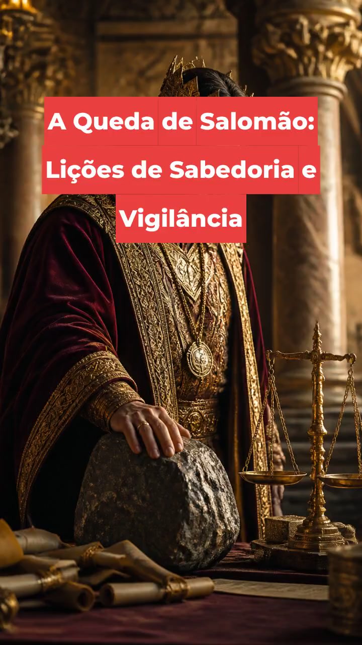 A Queda de Salomão: Lições de Sabedoria e Vigilância