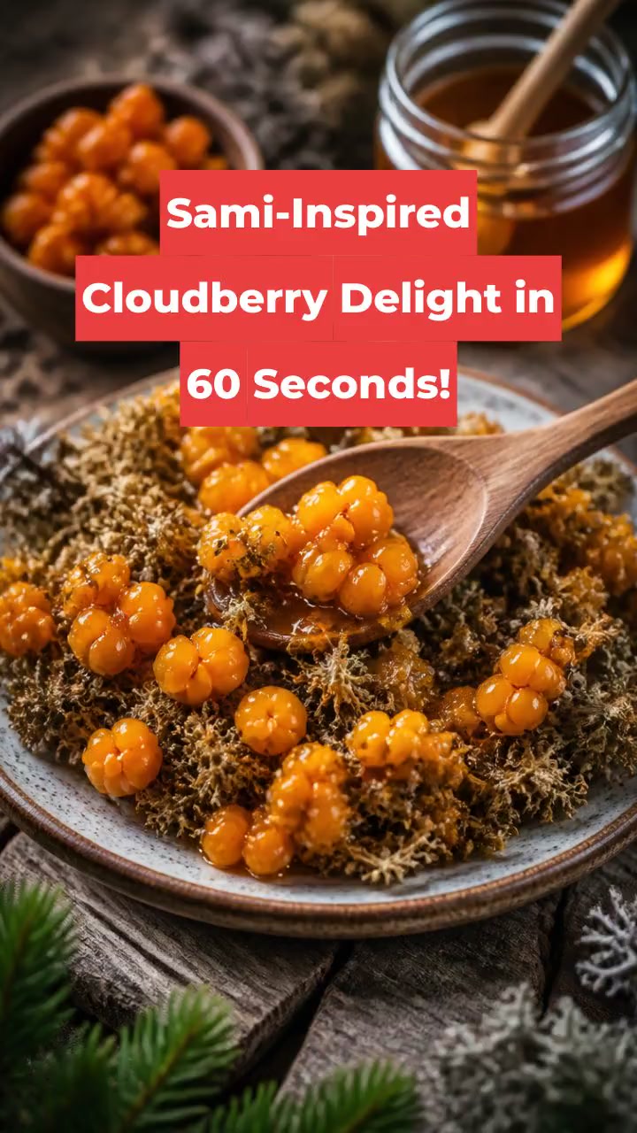 Sami-Inspired Cloudberry Delight in 60 Seconds!