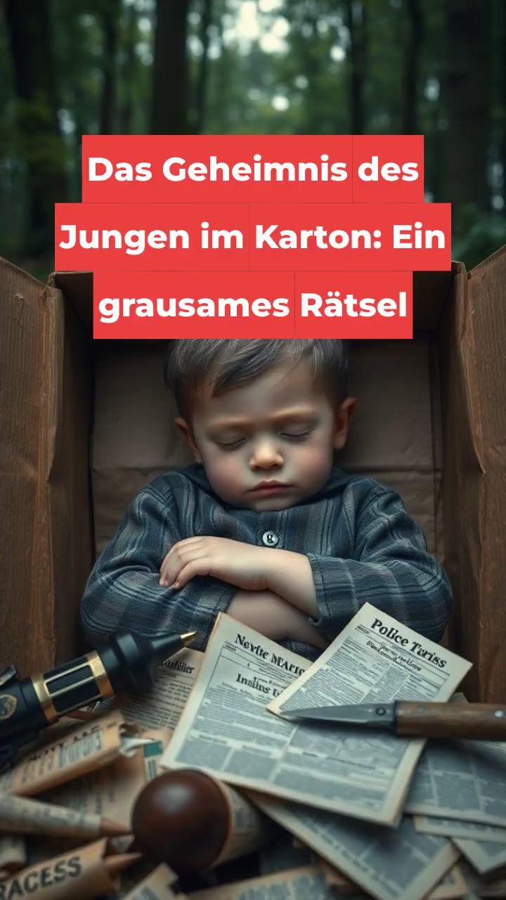 Das Geheimnis des Jungen im Karton: Ein grausames Rätsel