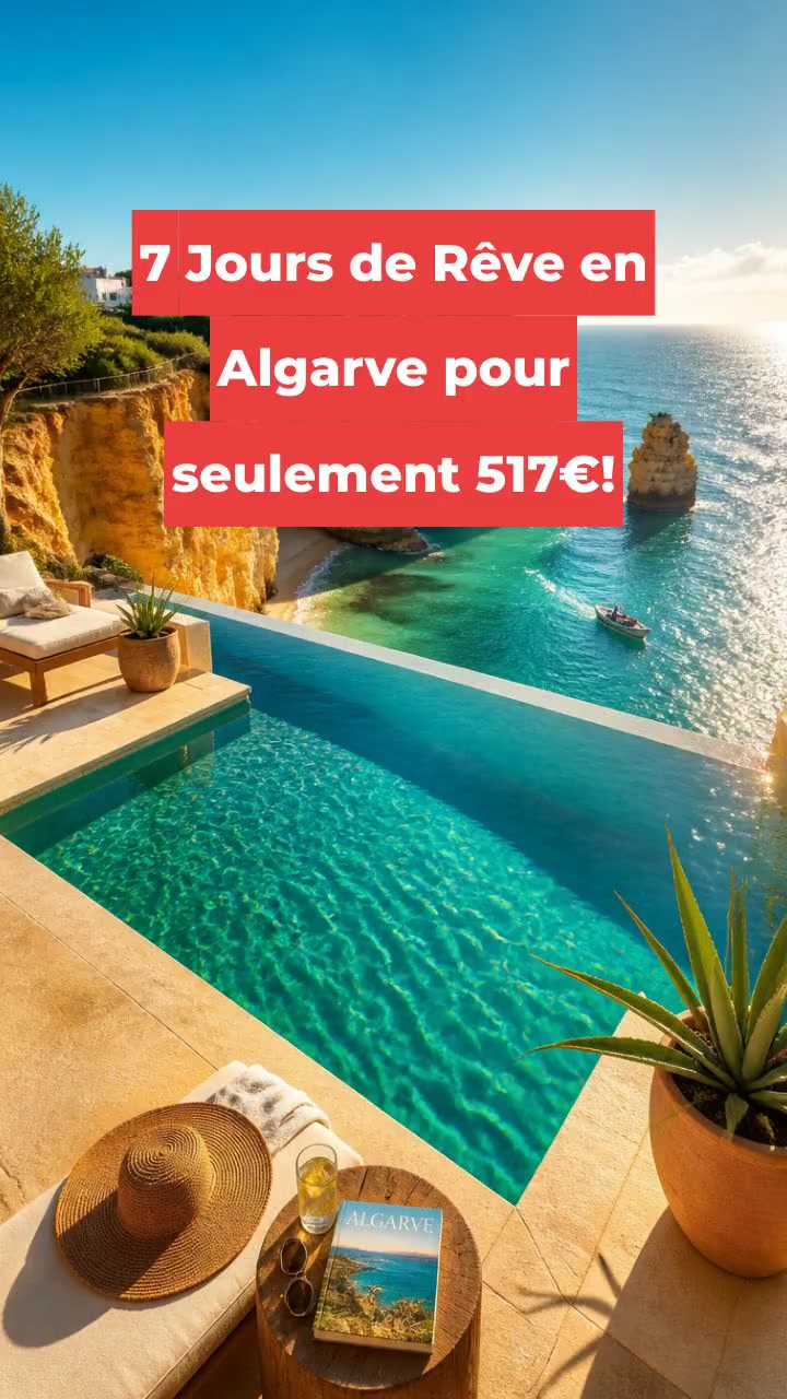 7 Jours de Rêve en Algarve pour seulement 517€!