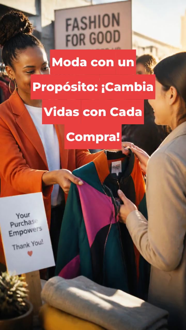 Moda con un Propósito: ¡Cambia Vidas con Cada Compra!