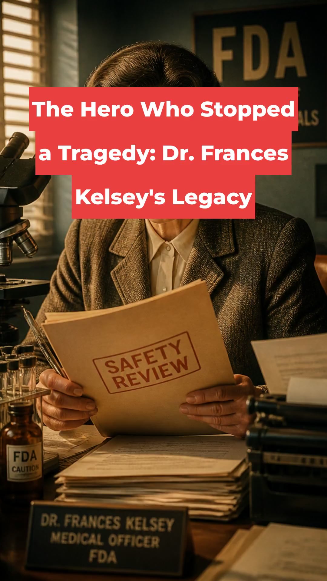 The Hero Who Stopped a Tragedy: Dr. Frances Kelsey's Legacy