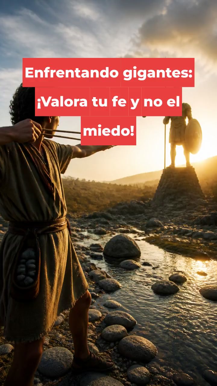 Enfrentando gigantes: ¡Valora tu fe y no el miedo!